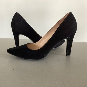 Franco Sarto Black Velvet High Heeled Pumps Size 8.5M
